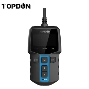 TOPDON - BT100 - Handheld Battery Cranking and Charging System Tester - 12V - Reverse Polarity Protection