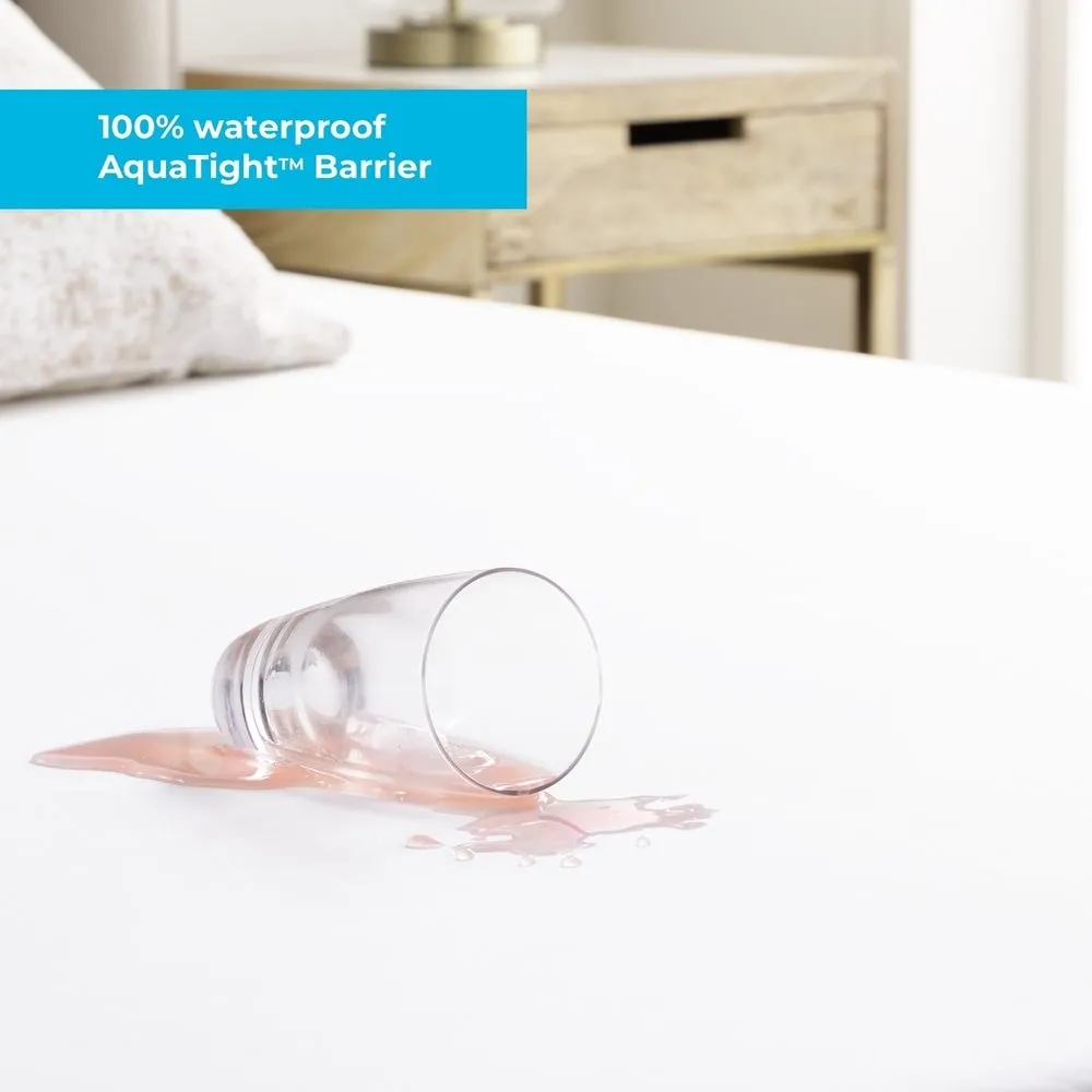 TopTight Premium Mattress Protector by Linenspa Essentials - White