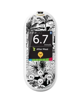 Tropical Sketch for OneTouch Verio Reflect Glucometer