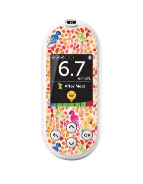Tropical Watercolor for OneTouch Verio Reflect Glucometer