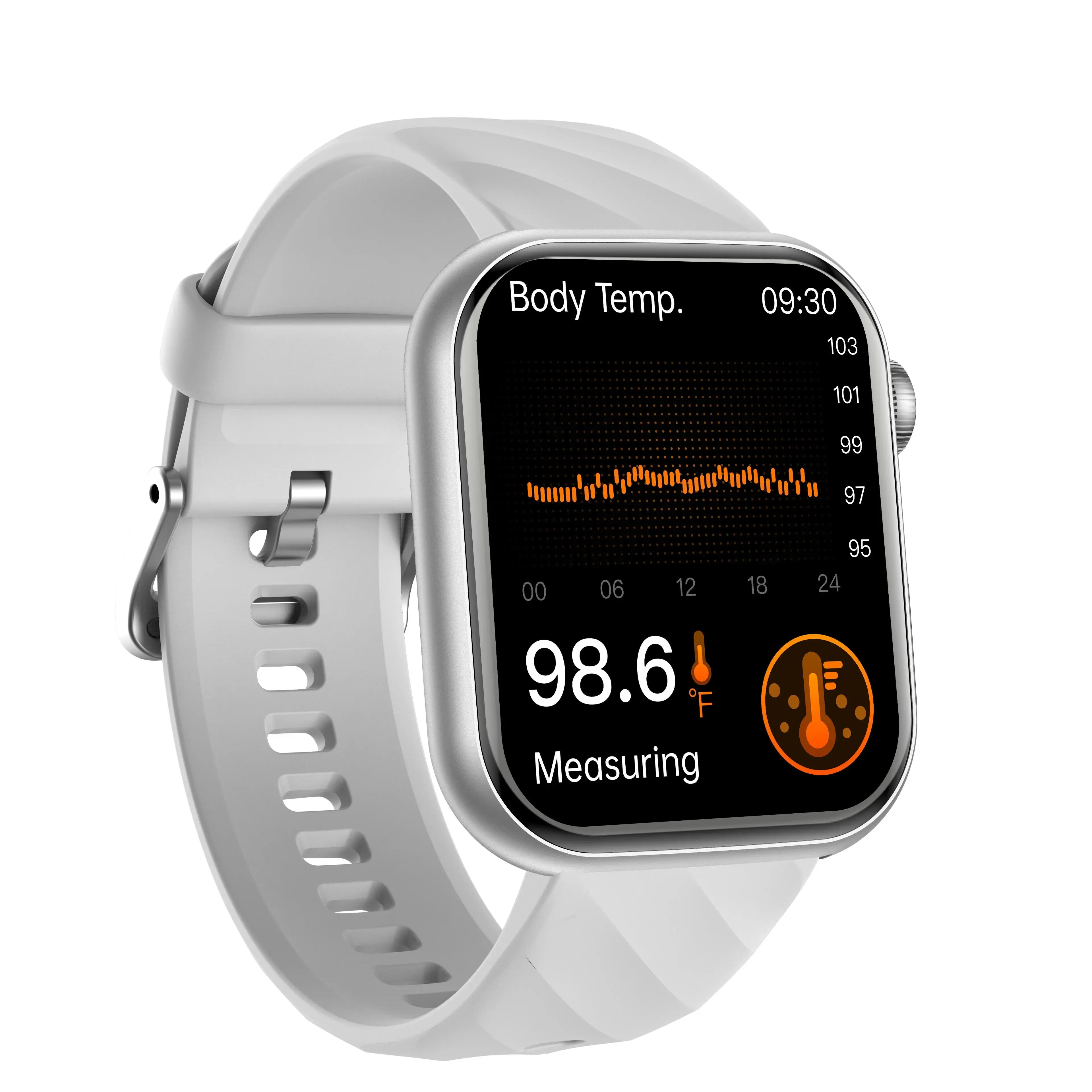 Upgrade Fitvii® GT5 Pro Max Blood Glucose Watch With BP HRV ECG(EKG) PGG SpO2 SOS Stress Sleep Monitoring Supports Voice Calls And Fitness Tracker   Free Straps Gift🎁