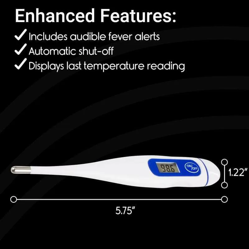 Vive Health Digital Thermometer - White
