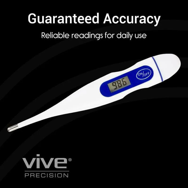 Vive Health Digital Thermometer - White