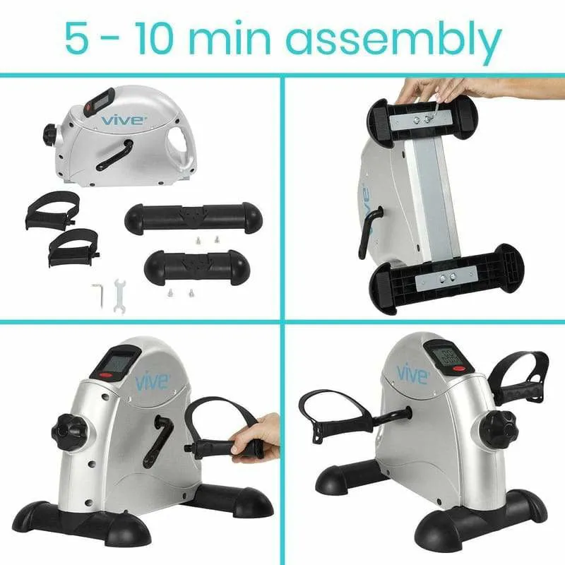 Vive Health Pedal Exerciser - Silver