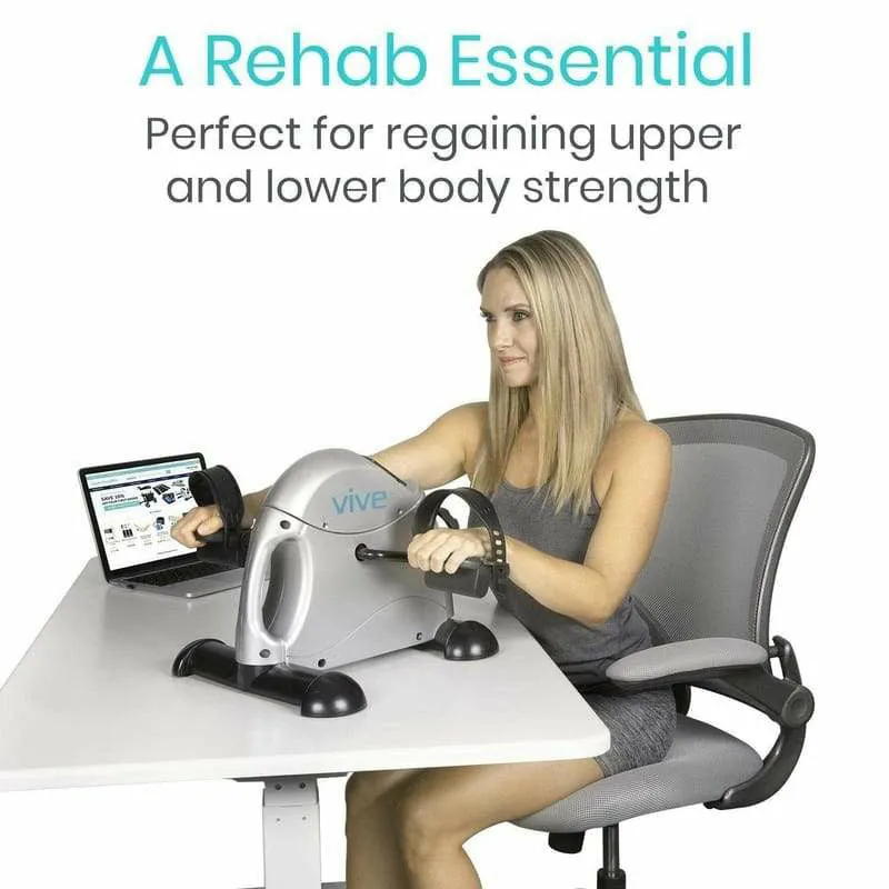 Vive Health Pedal Exerciser - Silver