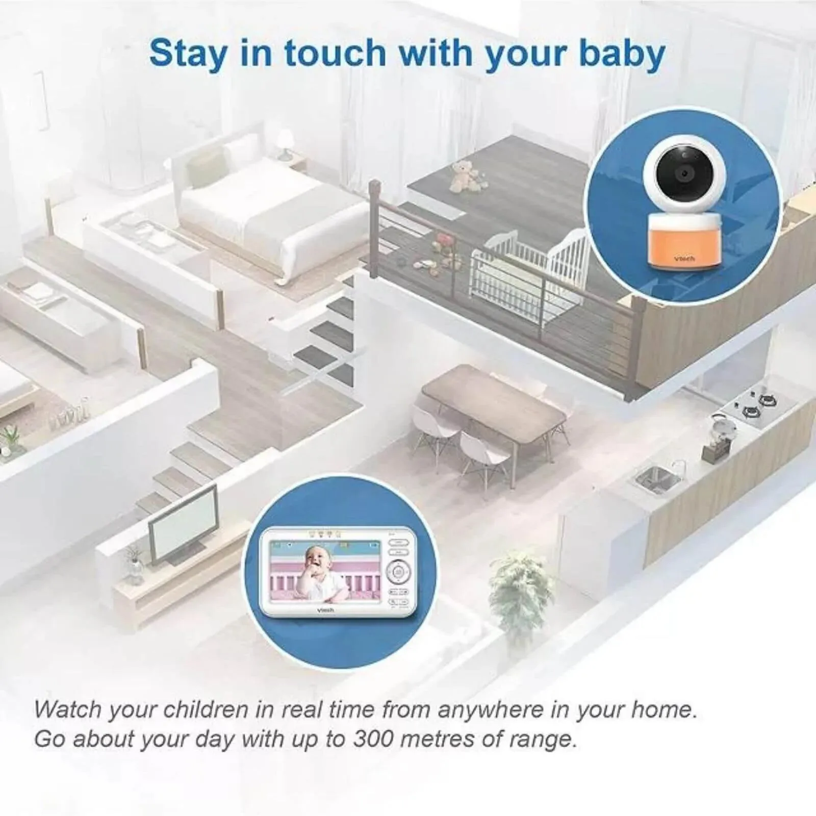 VTech VM5463 5inch Digital Baby Monitor