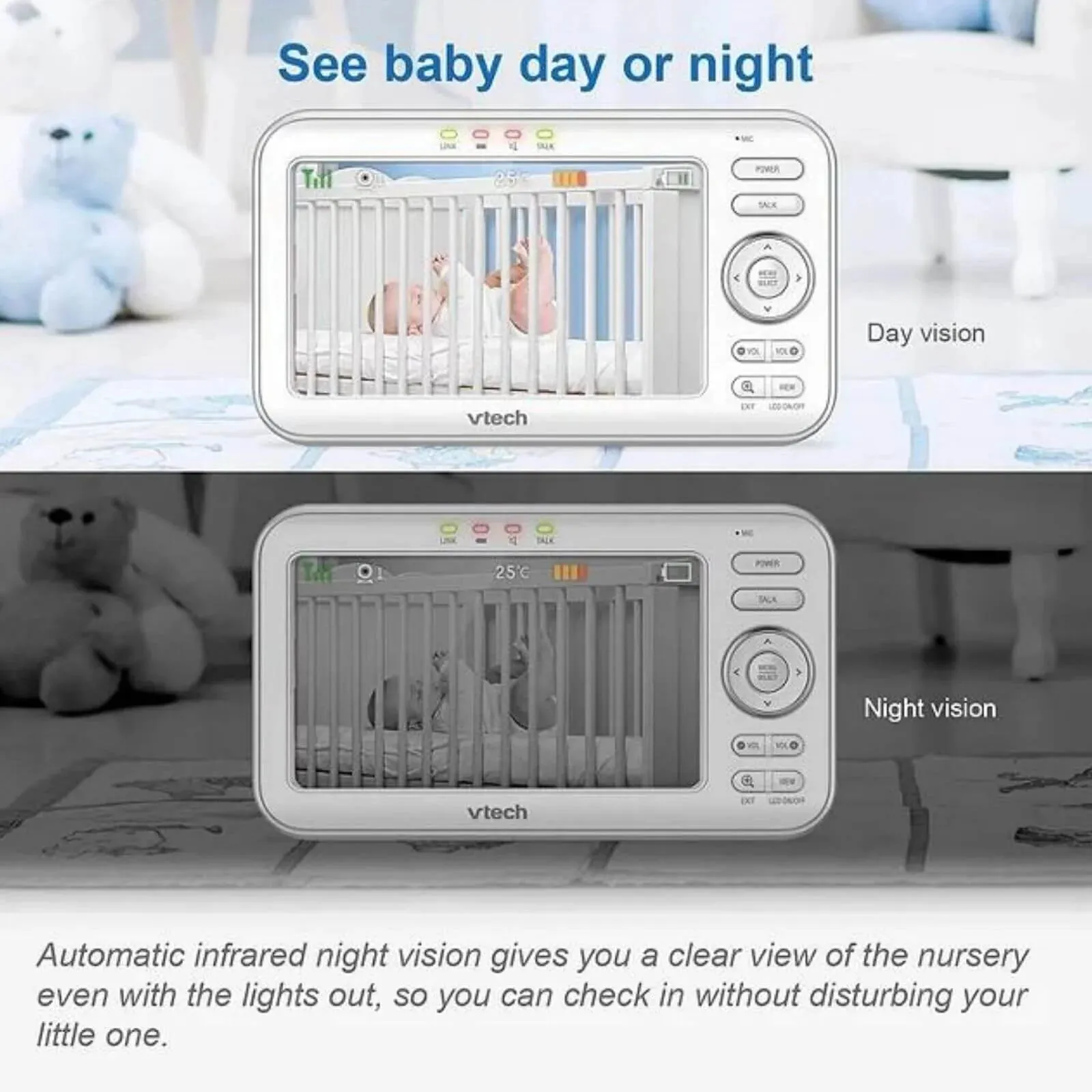 VTech VM5463 5inch Digital Baby Monitor