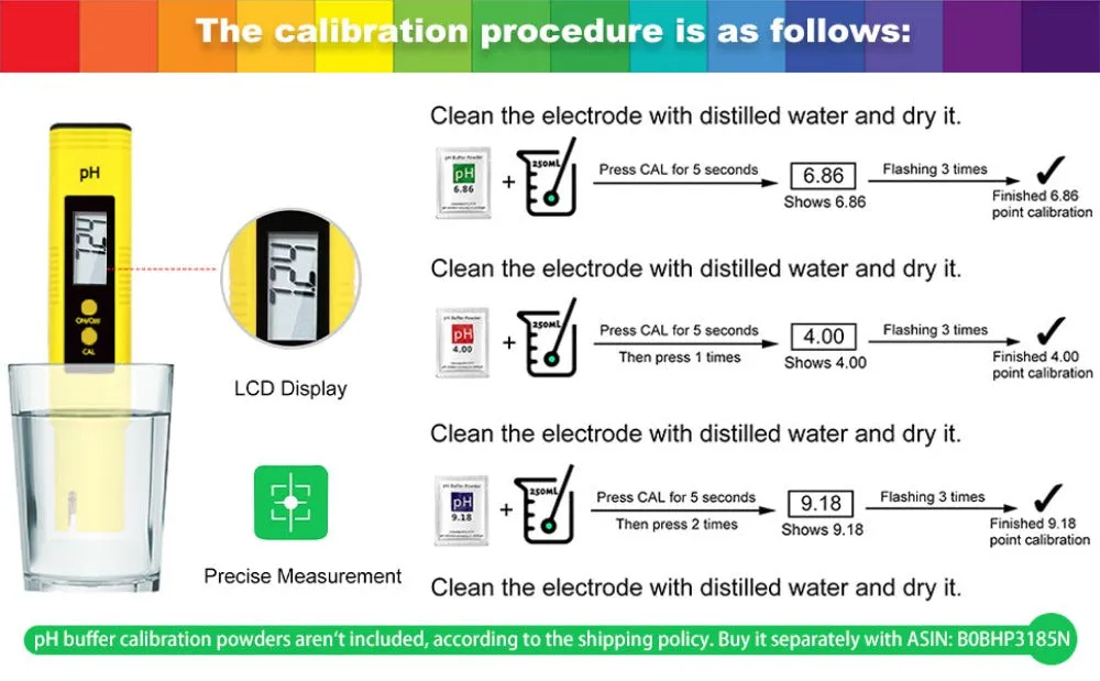 waterhardness measurement accuracy calibration purity measure devices ✈️ free.shipping