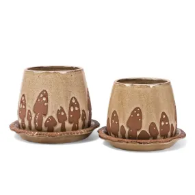 Wild Mushroom Pot   Saucer