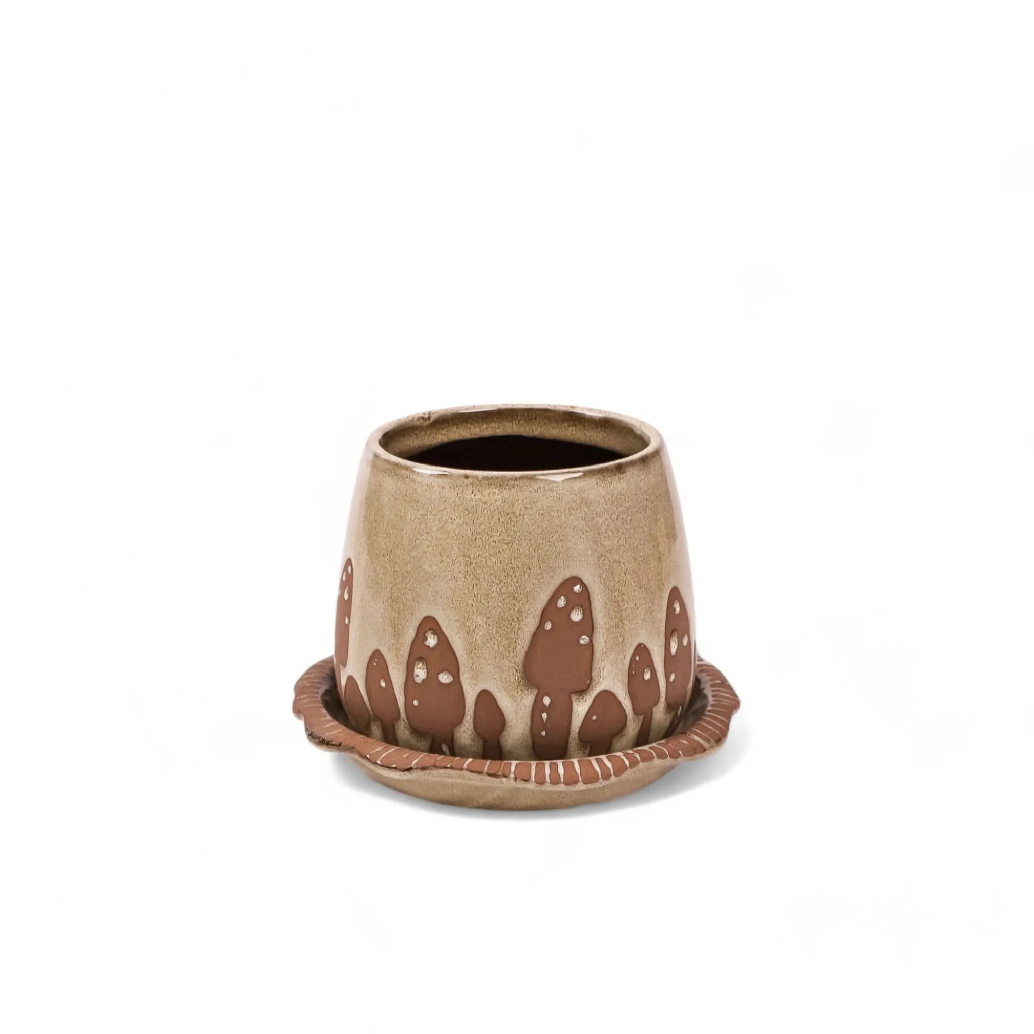 Wild Mushroom Pot   Saucer
