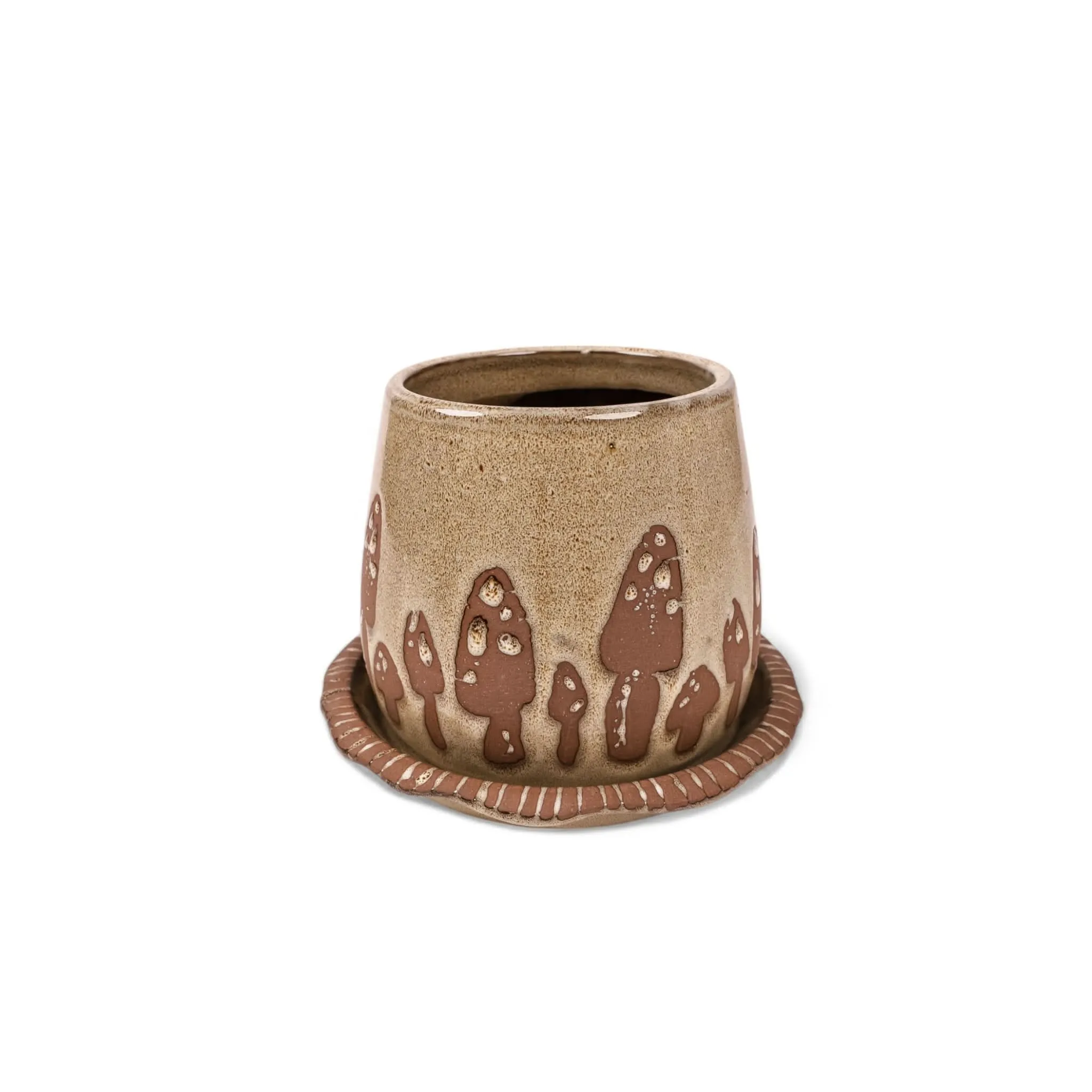 Wild Mushroom Pot   Saucer
