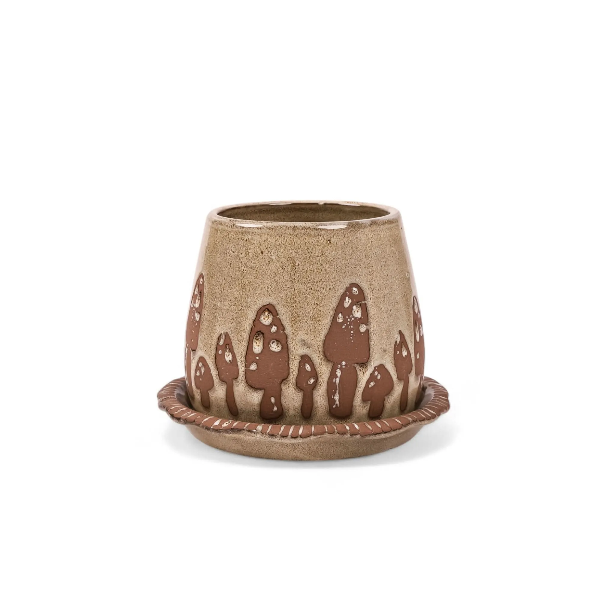 Wild Mushroom Pot   Saucer