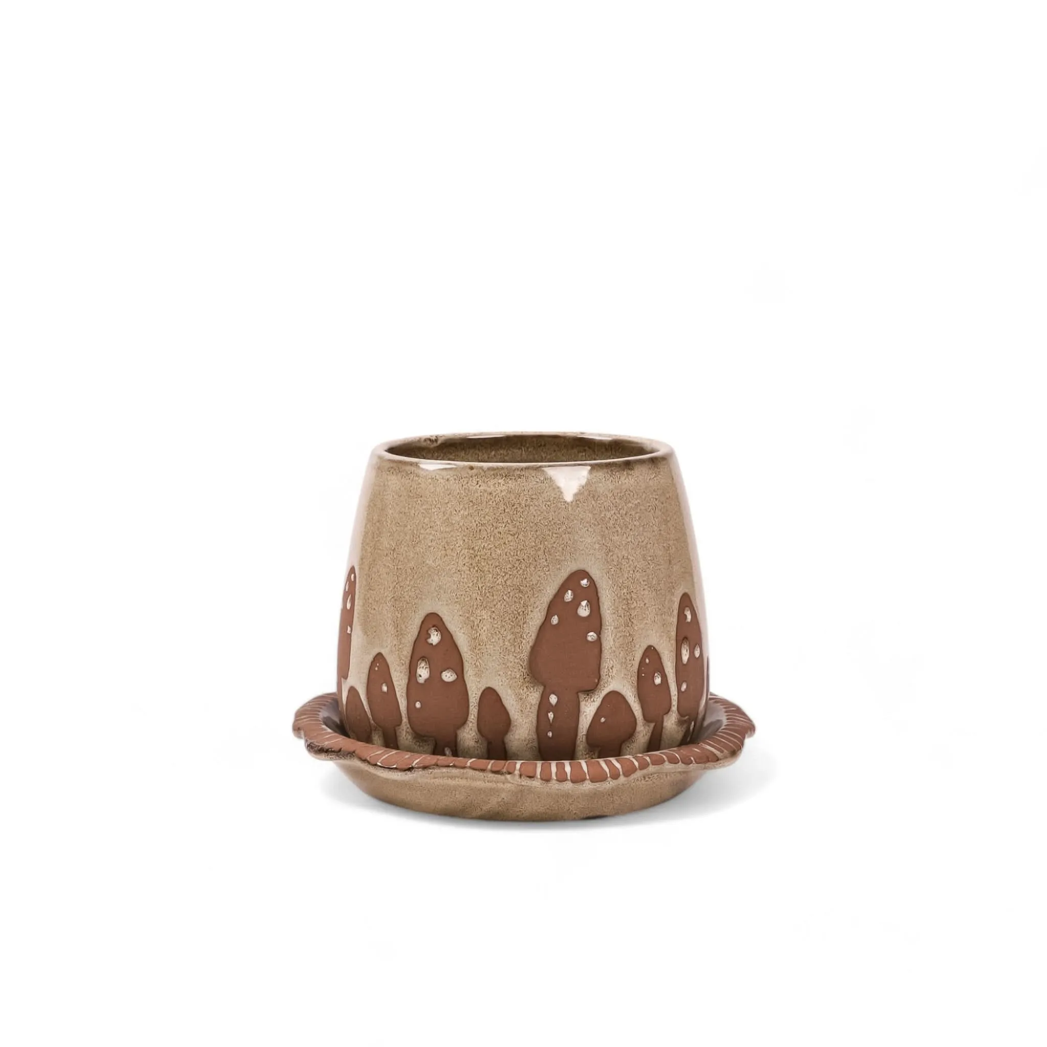 Wild Mushroom Pot   Saucer