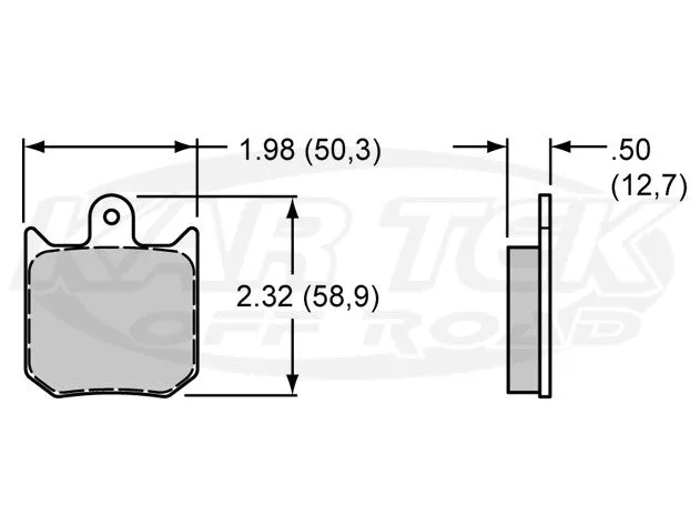 Wilwood 7012 Dynalite Brake Pads BP-20 Smart Pad