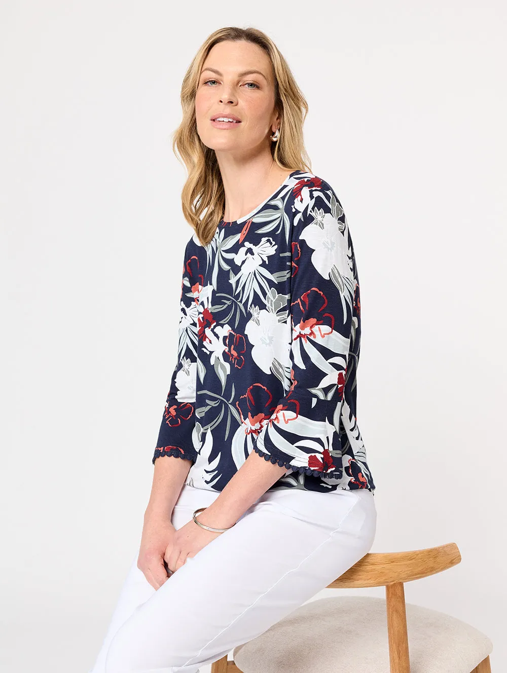 Xander 3/4 Sleeve Top
